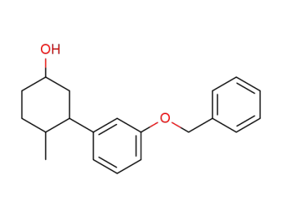 (1SR,3RS,4SR)-3-(3-benzyloxyphenyl)-4-methylcyclohexan-1-ol