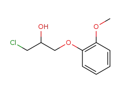 1-chloro-3-(2-methoxyphenoxy)-2-propyl alcohol