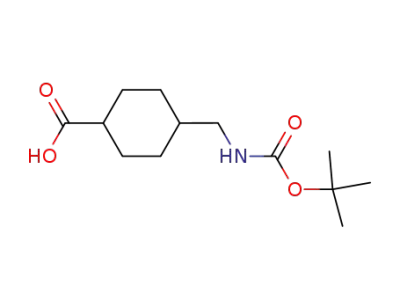 4-(N-tert-butyloxycarbonylaminomethyl)-cyclohexane-1-carboxylic acid