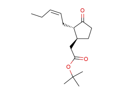 [(1S,2S)-3-Oxo-2-((Z)-pent-2-enyl)-cyclopentyl]-acetic acid tert-butyl ester